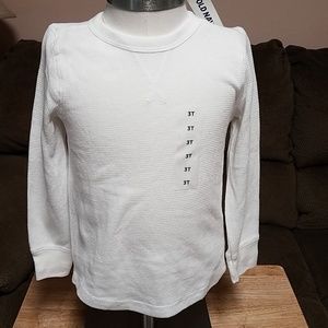 Toddler long sleeve thermal shirt sz 3t NWT
